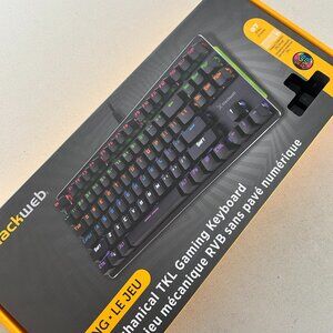 BLACKWEB RGB MECHANICAL GAMING KEYBOARD NEW